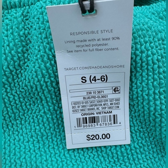 NWT Small 2 piece size 4-6 bathing suit with removable pads - Picture 7 of 9